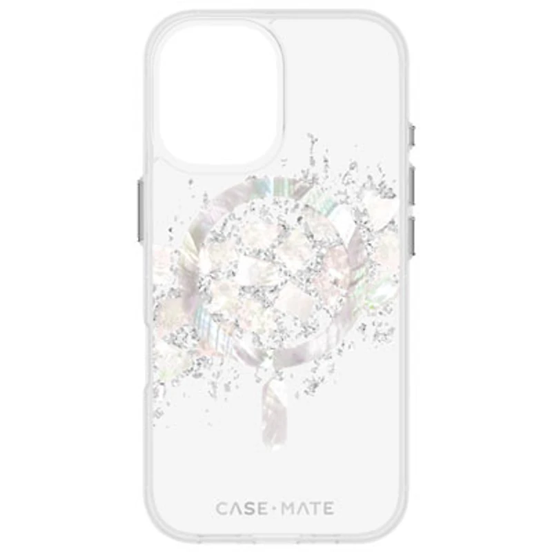 Case-Mate Touch of Pearl Fitted Hard Shell Case with MagSafe for iPhone 16 - Touch of Pearl