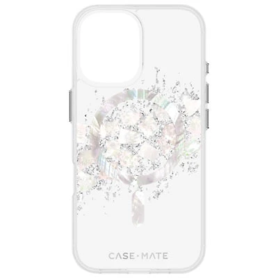 Case-Mate Touch of Pearl Fitted Hard Shell Case with MagSafe for iPhone 16 - Touch of Pearl