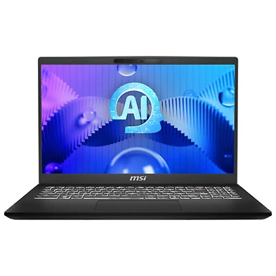 MSI Modern 15 H 15.6" Business Laptop - Classic Black (Intel Core Ultra 5 - 125H/16GB RAM/512GB SSD/Windows 11)