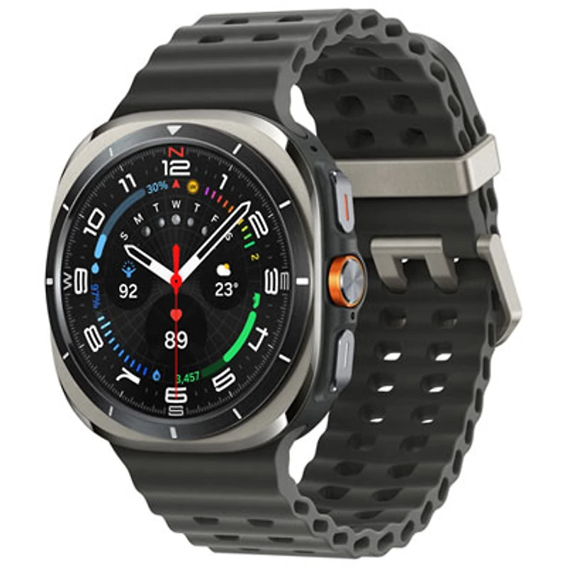 TELUS Samsung Galaxy Watch Ultra 47mm LTE Smartwatch - Titanium Silver/Dark Grey