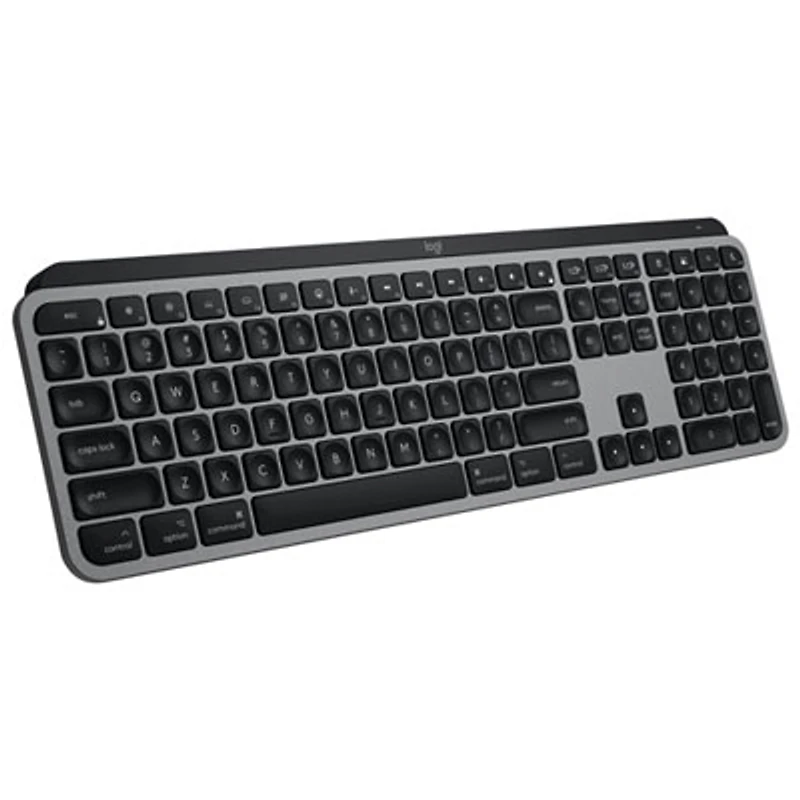 Logitech MX Keys S Bluetooth Full Size Keyboard for iPad/Mac - Space Grey - English
