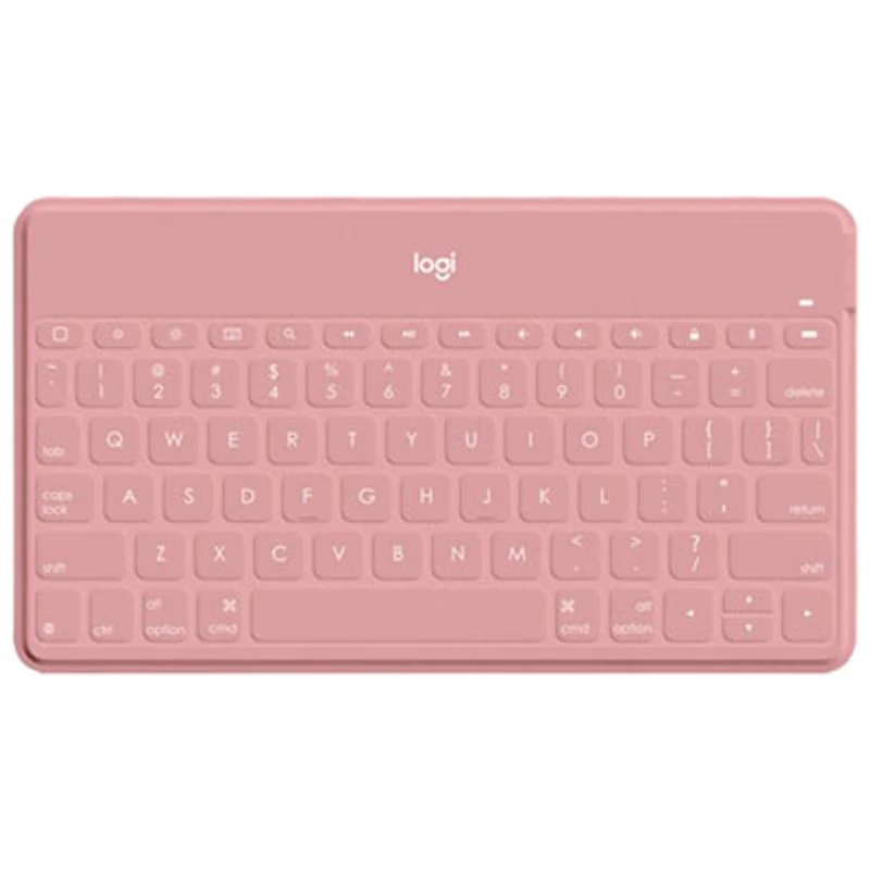 Logitech Keys-to-Go Bluetooth Keyboard for iPhone/iPad/Apple TV - Blush Pink - English