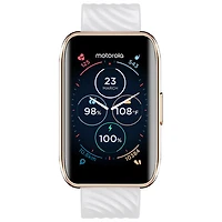 Motorola Moto Watch 40 46 x 30mm Smartwatch with Heart Rate Monitor - Rose