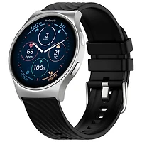 Motorola Moto Watch 120 45mm Smartwatch with Heart Rate Monitor - Silver/Black