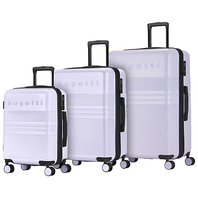 Bugatti Luxor 3-Piece Hard Side Expandable Luggage Set - Lilac