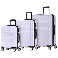 Bugatti Luxor 3-Piece Hard Side Expandable Luggage Set - Lilac