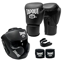 Tapout 6-Piece Boxing Kit - Black