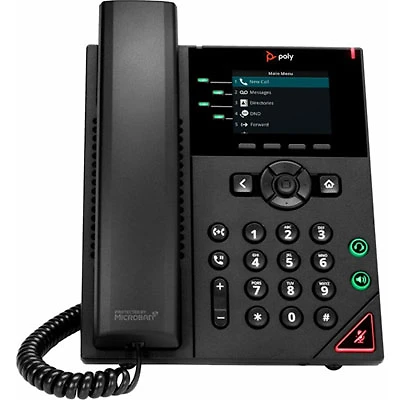 Open Box - HP Poly VVX 250 IP Phone - Black (89B62AA#AC3)