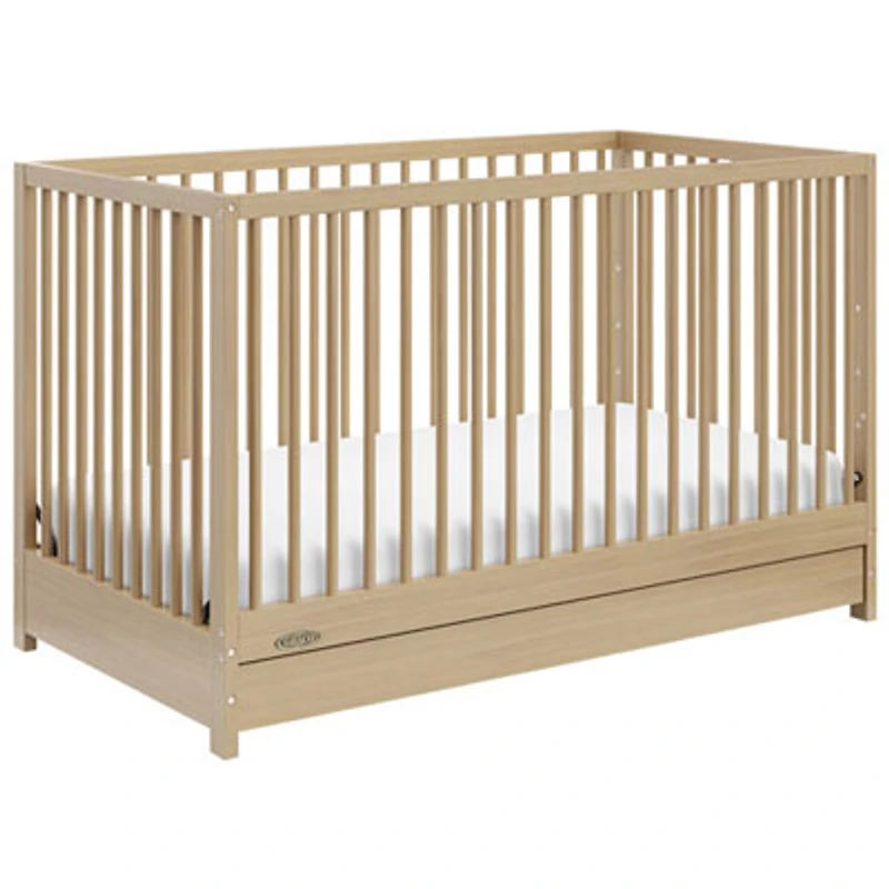 Open Box - Graco Teddi 5-in-1 Convertible Crib with Drawer - Driftwood