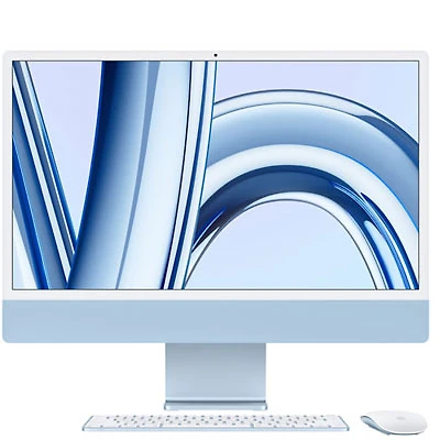 Open Box - Apple iMac 24" (Fall 2023) - Blue (Apple M3 Chip / 10-Core GPU / 256GB SSD / 8GB RAM) - French