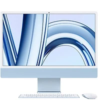 Open Box - Apple iMac 24" (Fall 2023) - Blue (Apple M3 Chip / 10-Core GPU / 256GB SSD / 8GB RAM) - French