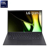 Open Box - LG Gram 14" Laptop - Obsidian Black (Intel Core Ultra7 Evo/512GB SSD/16GB RAM)
