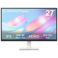 LG UltraFine Monitor 27" 4K UHD 60Hz 5 ms IPS Monitor (27US500-W) - White