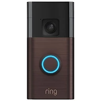 Ring Battery Doorbell with Head-to-Toe HD Video, Live View, Two-Way Talk & Motion Detection - Venetian Bronze