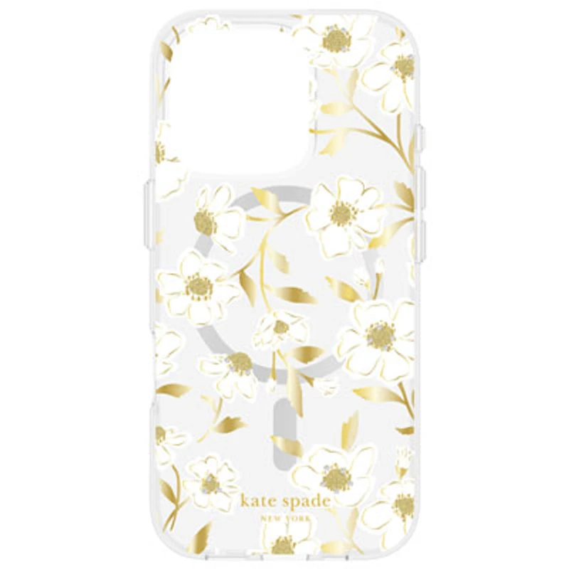 kate spade new york Hard Plastic Case with MagSafe for iPhone 16 Pro - Sunshine Floral