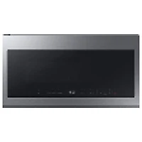 Open Box - Samsung Over-The-Range Microwave - 2.1 Cu. Ft. - Stainless Steel - Scratch & Dent
