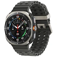 Open Box - Samsung Galaxy Watch Ultra 47mm LTE Smartwatch - 2024 - Titanium Silver/Dark Grey