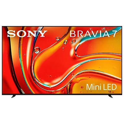 Open Box - Sony Bravia 7 85" XR70 Series 4K UHD HDR Mini LED QLED Smart Google TV (K85XR70B) - 2024