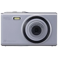 Vivitar VES829 20MP 8x Optical Zoom Digital Camera - Silver - Only at Best Buy