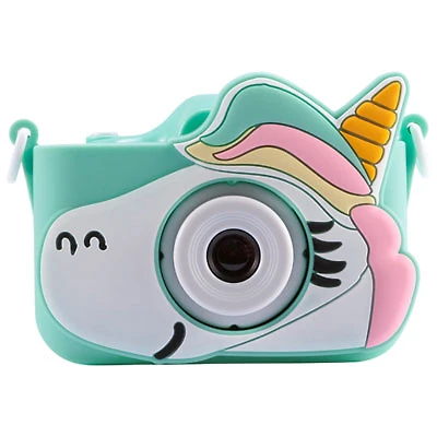 Vivitar Kidstech Kidzcam 3MP 4x Optical Zoom Digital Camera - Teal - Only at Best Buy