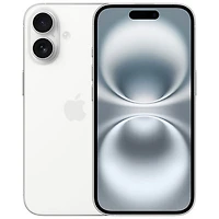 TELUS Apple iPhone 16 128GB - White - Monthly Financing