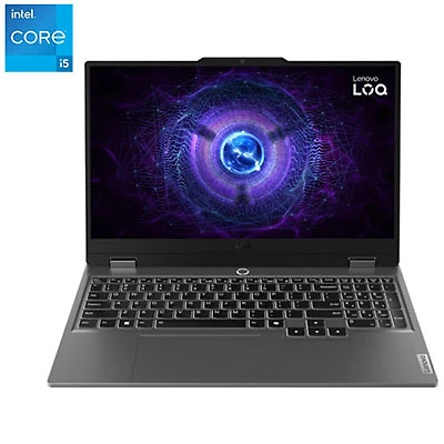 Open Box - Lenovo LOQ 15IAX9I 15.6" Gaming Laptop (Intel Core i5-12450HX/512GB SSD/16GB RAM/GeForce RTX 3050)