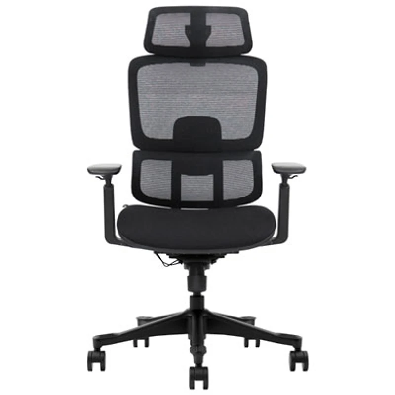Kopplen Ergonomic High-Back Polyester Task Chair - Black