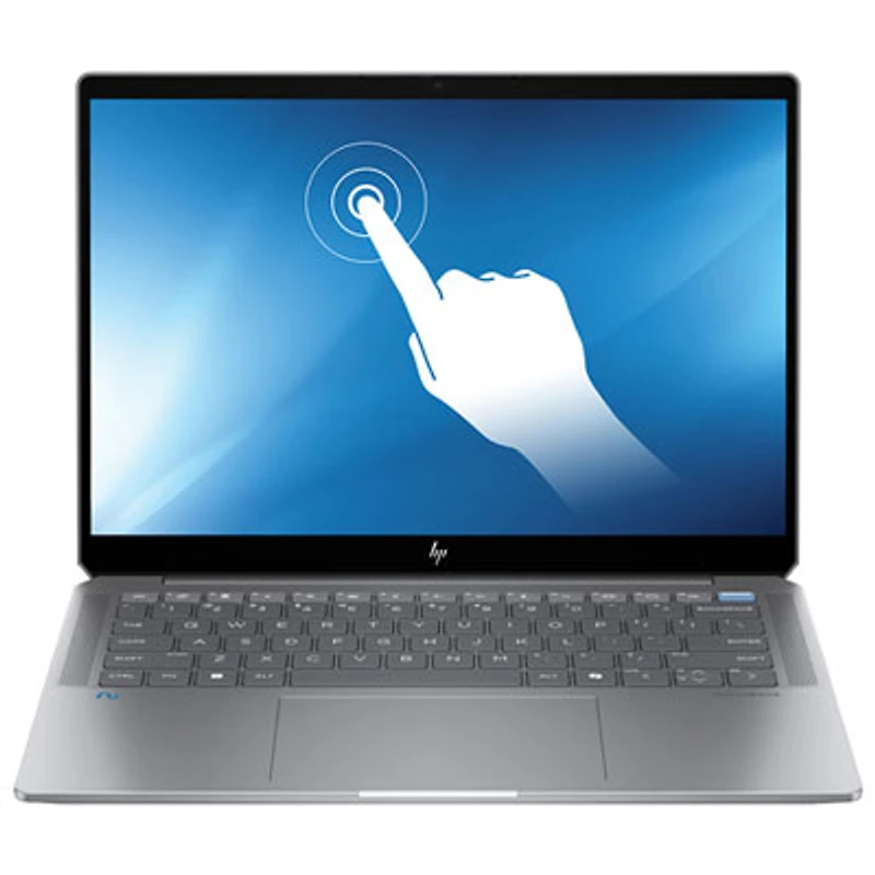 HP OmniBook Ultra 14" Touchscreen Gen AI PC Laptop - Meteor silver (AMD Ryzen AI 9 365/32GB RAM/2TB SSD/Win11)