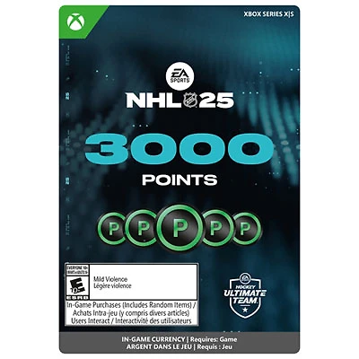 EA Sports NHL 25 3000 Points (Xbox Series X|S) - Digital Download