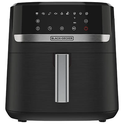 Black & Decker Digital Air Fryer - 7.57L/8Qt - Black