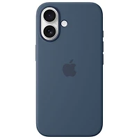 Apple Silicone Fitted Hard Shell Case with MagSafe for iPhone 16