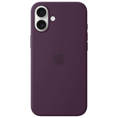 Apple Silicone Fitted Hard Shell Case with MagSafe for iPhone 16 Plus