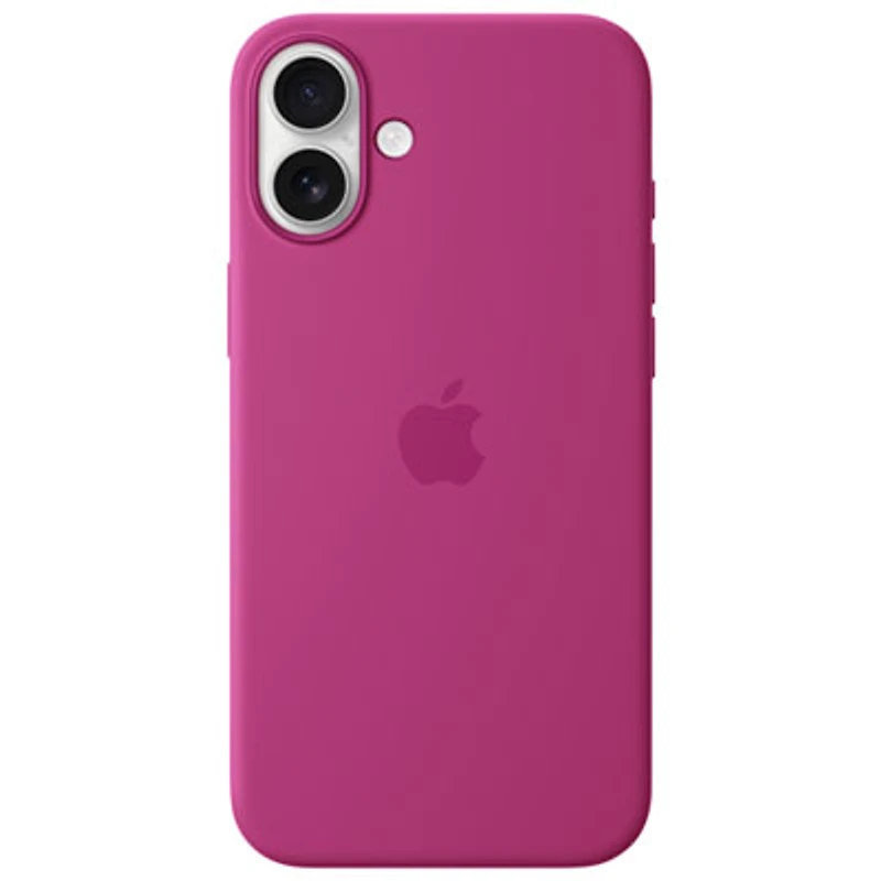 Apple Silicone Fitted Hard Shell Case with MagSafe for iPhone 16 Plus