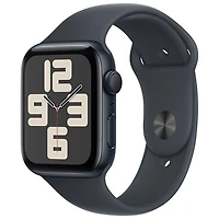 Apple Watch SE (GPS) 44mm Midnight Aluminum Case with Midnight Sport Band - Medium/Large