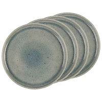 Mesa Ceramics Uno 4-Piece Stoneware Dinner Plate - Speckle Blue