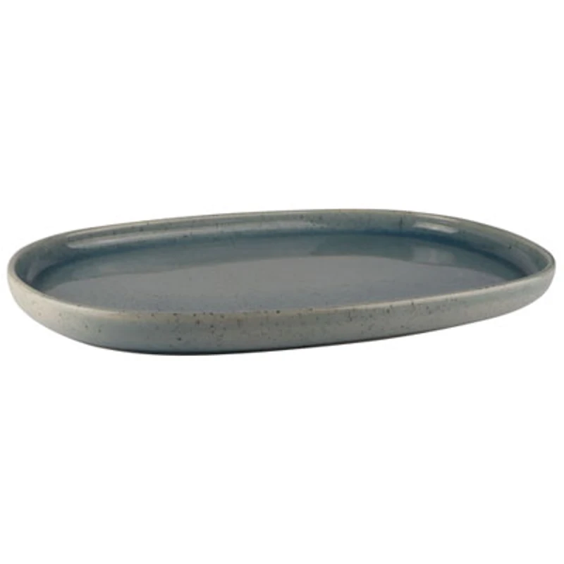 Mesa Ceramics Uno Stoneware Platter - Speckle Blue