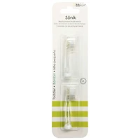 bbluv Replacement Heads for Sönik Toddler Toothbrush - Stage 2 (18-36m) - 2 - Pack
