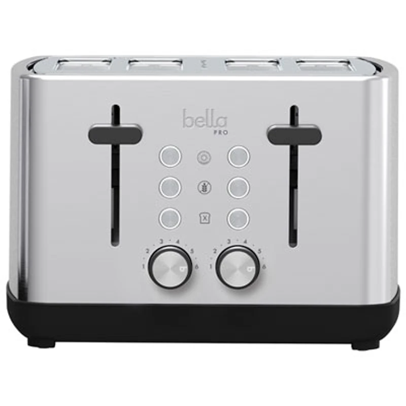 Bella Pro Toaster - 4-Slice - Stainless Steel - Only at Best Buy