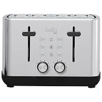 Bella Pro Toaster - 4-Slice - Stainless Steel - Only at Best Buy