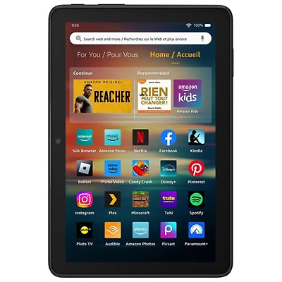 Amazon Fire HD 8 (2024) 8" 64GB FireOS Tablet with MTK/MT8169A 6-Core Processor - Black