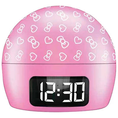 Hello Kitty Ambient Light Alarm Clock (HKCLKPROJ01) - Pink