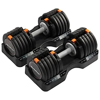 NordicTrack Select-A-Weight Adjustable Dumbbell - 110 lb - Set of 2