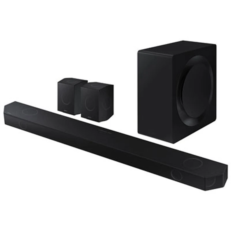 Open Box -Samsung HW-Q990D/ZC 11.1.4 Ch. Sound Bar w/Wireless Subwoofer & Up-Firing Rear Speakers -Graphite Black