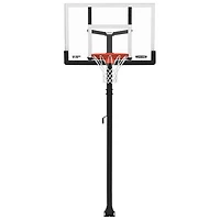 Lifetime 50" Adjustable Bolt Down Tempered Glass Basketball System