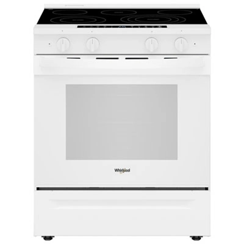 Whirlpool 31" 5.3 Cu. Ft. Self-Clean Slide-In Electric Air Fry Range (YWSES7530RW) - White
