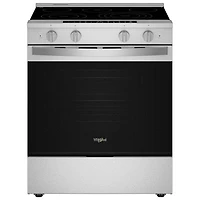 Whirlpool 30" 5.3 Cu. Ft. Self-Clean Slide-In Electric Air Fry Range (YWSES7530RZ) -Fingerprint Resistant Stainless