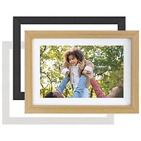 FotoStream 7" Digital Photo Frame with Interchangeable Frames (FS-WPF01EF) - Oak/Black