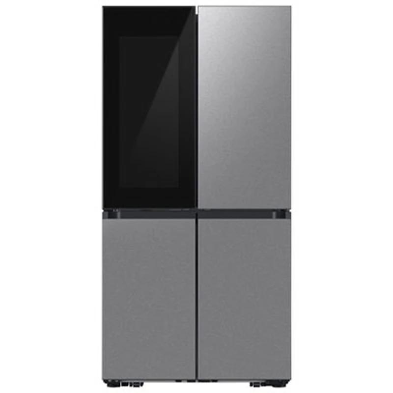 Open Box - Samsung BESPOKE 36" 22.8 Cu Ft 4- French Door Refrigerator (RF23DB9700QLAA) - Scratch & Dent