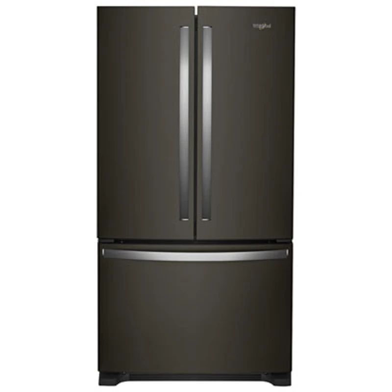 Whirlpool 36" 20 Cu. Ft. French Door Refrigerator with Water Dispenser (WRFC2036RV) - Black Stainless Steel