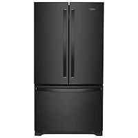 Whirlpool 36" 20 Cu. Ft. French Door Refrigerator with Water Dispenser (WRFC2036RB) - Black
